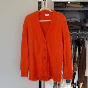 American Vintage Vibrant Orange Cardigan